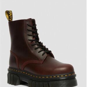 Dr. Martens Burgundy Leather Audrick Boots